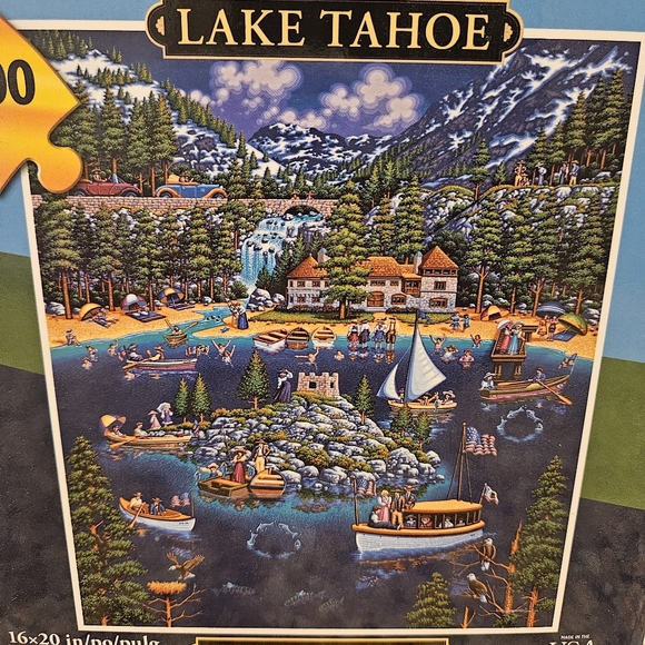 Dowdle Lake Tahoe Puzzle 500 Piece 16X20 in "Find the Story Inside" COMPLETE - Picture 11 of 15